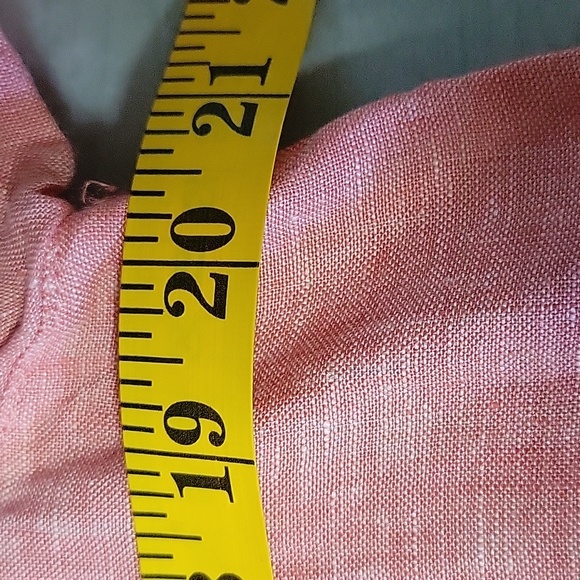 Sigrid Olsen linen button down shirt. - Picture 4 of 6